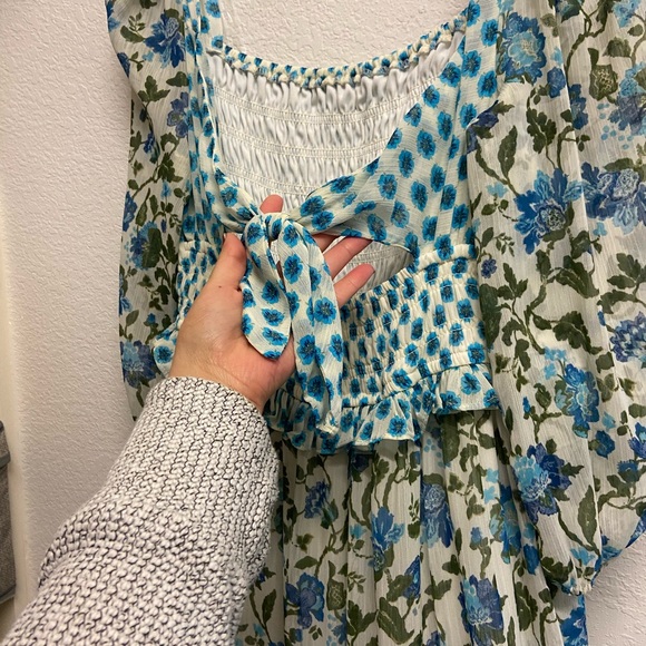 NWT Floral Smock Dress - Picture 3 of 7